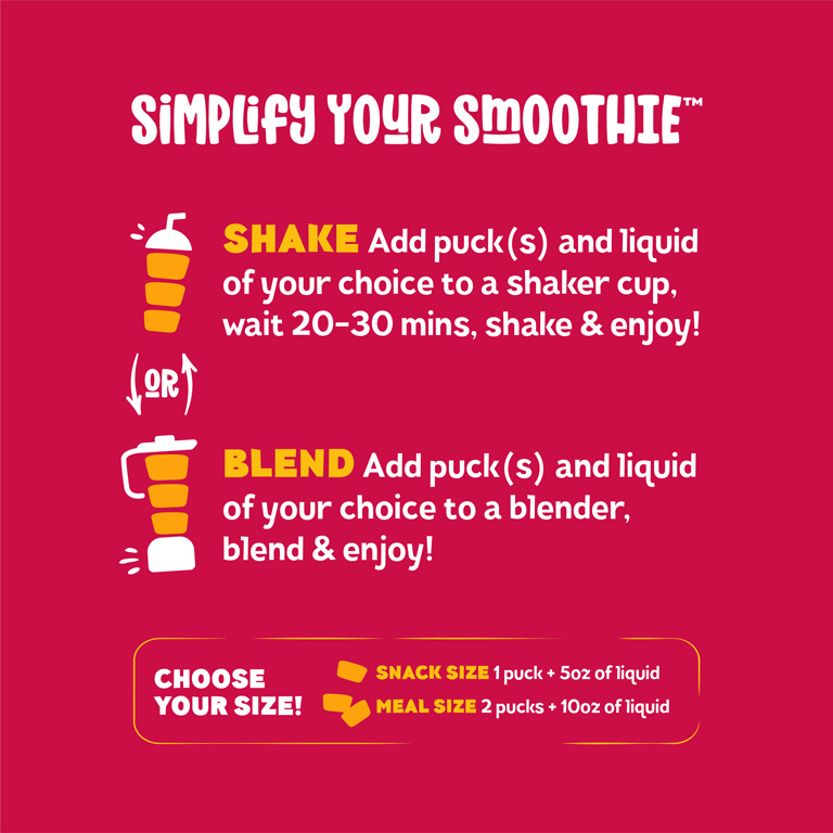 Liquid Sunshine Vitamin D Smoothie Blender Bites