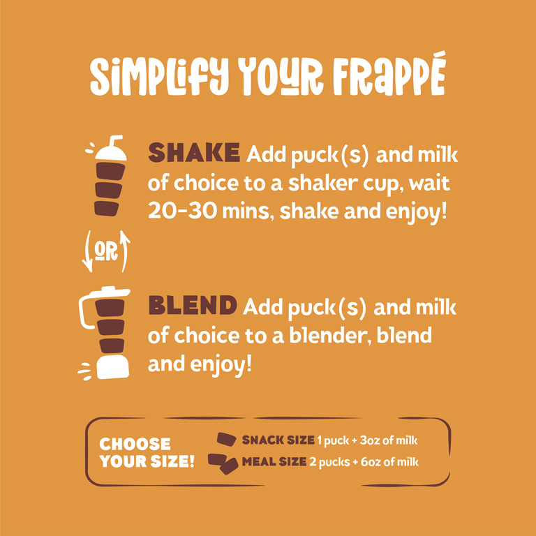 Caramel Collagen Frappé Smoothie Blender Bites