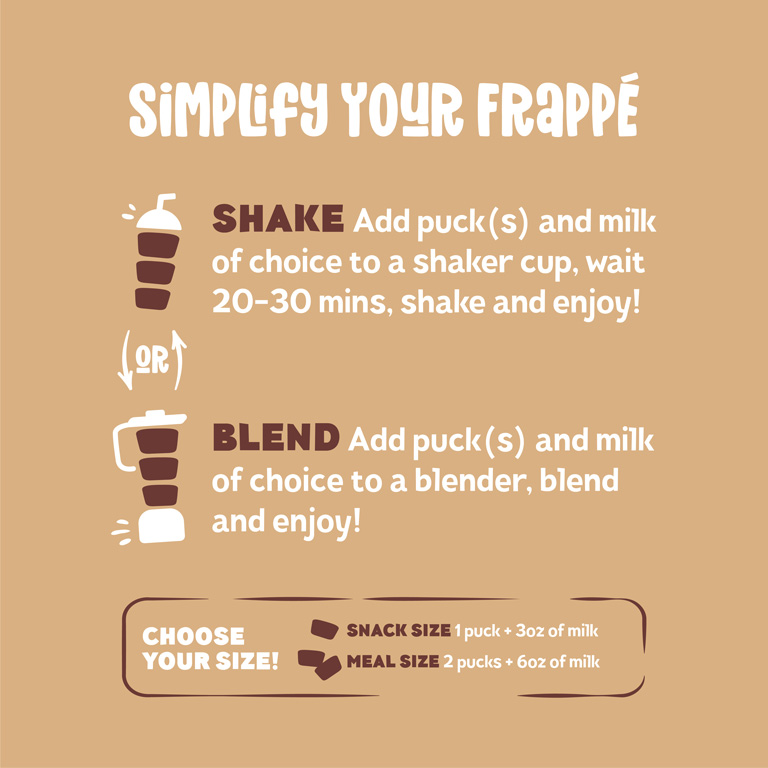 Vanilla BeanBio Frappé Blender Bites
